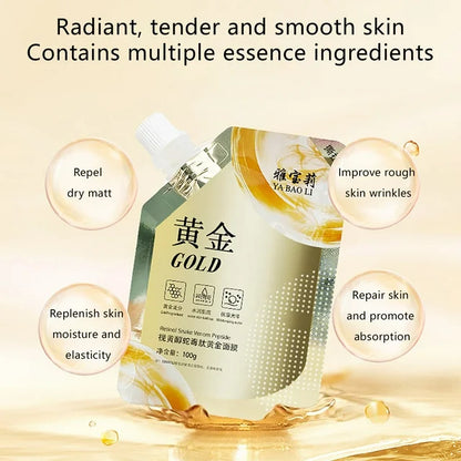 Luxury Retinol Gold Facial Mask Tear Off Mud Film Hydrating & Skin Boosting ( 100g )