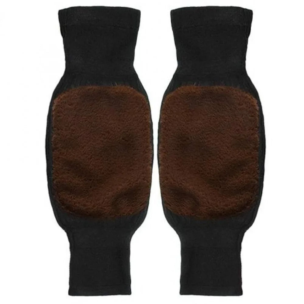 1PC Ultra Soft Winter Cashmere Knee Pads Double Thick Wool For Men & Women Cozy Knee Support For Cold Weather Perfect Gift For Outdoor Lovers